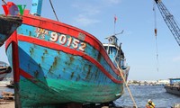 黄沙县政府建议展示被中国船只撞沉的越南渔船以作为历史证据
