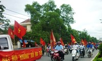 越南各地响应2014年禁毒宣传活动