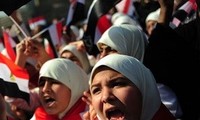 埃及政变一周年穆尔西支持者聚集示威