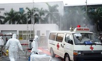 胡志明市新山一国际机场开展埃博拉疫情防控演习