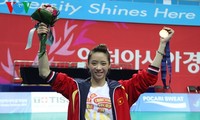 杨翠微在第17届亚运会上为越南赢得首枚金牌