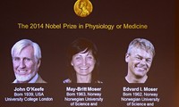 2014年诺贝尔医学奖授予三位美国和挪威科学家