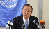 联合国秘书长潘基文呼吁加强对新闻工作者的保护