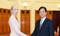 越南政府总理阮晋勇会见挪威驻越大使