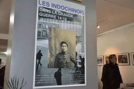 “一战中的越南人”图片展在法国举行