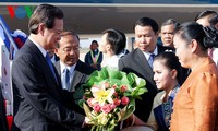 阮晋勇总理开始越老柬发展三角区第8届峰会框架内的各项活动