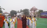 设在印度的越南第一座佛教南宗寺庙落成典礼