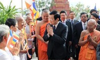 越南国家主席张晋创圆满结束对柬埔寨的国事访问