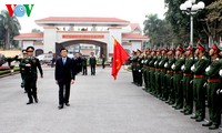 张晋创主席向义安省省委、省政府、人民和武装力量致以新春祝福
