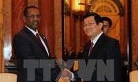 张晋创主席会见苏丹国民议会议长