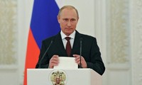 俄罗斯总统普京与民众进行直接对话