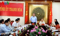 越南祖国阵线中央委员会主席阮善仁对清化省合作社模式进行考察