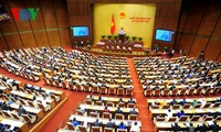 越南各地选民对第13届国会第9次会议讨论的政府工作报告表示赞同