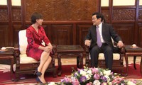 越南国家主席张晋创分别会见意大利、墨西哥和匈牙利新任驻越大使