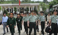 越南人民军总政治局领导人会见中国人民解放军西安政治学院代表团