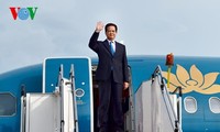 越南政府总理阮晋勇抵达日本东京