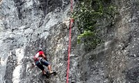 顶绳攀登（Top rope）比赛首次在越南举行