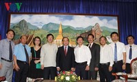 本台代表团继续对老挝进行工作访问