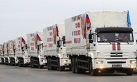 俄罗斯第36支人道主义援助车队启程赴乌克兰