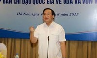 黄忠海：越南有关部门要尽快颁行有关使用ODA资金的政策机制