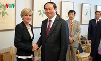 越南公安部长陈大光与澳大利亚执法机关领导人举行会谈