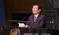 越南国家主席张晋创在联合国峰会上发表重要讲话