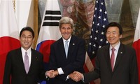 美日韩同意合作解决朝鲜问题