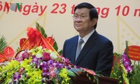 越南国家主席张晋创出席国防情报传统日七十周年纪念大会