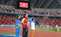 越南残疾人体育代表团在第8届东南亚残疾人运动会上夺得15枚金牌