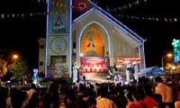 越南全国各地领导人看望宗教人士和教民祝贺2015年圣诞节