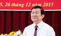 越南国家主席张晋创出席2016年检察工作任务部署会议