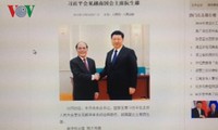 中国媒体重点报道越南国会主席阮生雄的中国之行