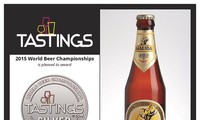 越南哈利达啤酒夺得2015年世界啤酒锦标赛银牌