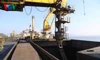 广宁省：进港煤船冲年喜  运载3.37万吨煤炭出港