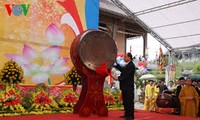 越南全国各地纷纷举行新春庙会