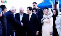 越南国家主席张晋创开始对伊朗进行国事访问