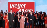 越捷私人航空公司荣获越南“最受欢迎航空公司”称号