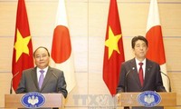 越南和日本一致同意加强多个领域合作