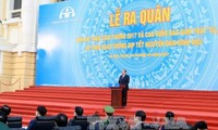 越南2017交通安全年出征仪式在河内举行