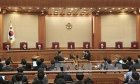韩国总统朴槿惠弹劾案最终庭审结束