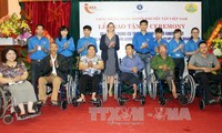 越南关心照顾残疾人