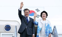  韩国总统访问越南