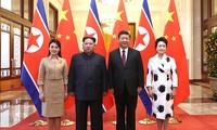 习近平与朝鲜领导人举行会谈
