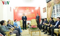 陈大光看望越南驻埃及大使馆工作人员
