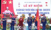 阮氏金银出席越南海警传统日20周年纪念仪式