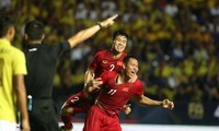 越南足球队打入2019年泰王杯足球赛决赛