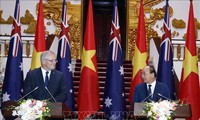 澳大利亚总理圆满结束对越南的正式访问