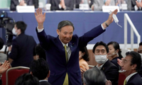 日本国会众参两院投票选举菅义伟为日本首相