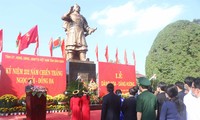 适值玉回-栋多大捷232周年之际，越南平定省为西山将军举行上香仪式
