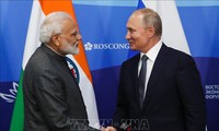  俄罗斯总统对印度进行正式访问